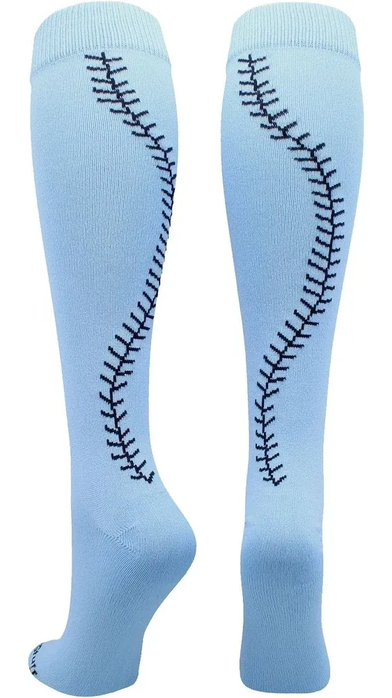 Softball Socks with Stitches Over the Calf (multiple colors)