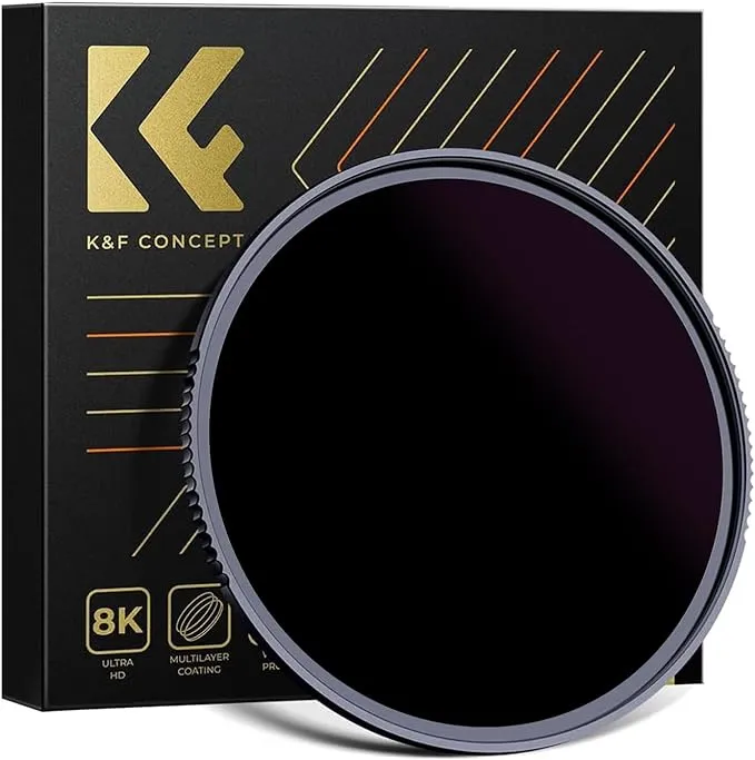 K&F Concept 67mm ND100000 ND Camera Lens Filter,16.6-Stops Fixed Neutral Density Filter with 28 Multi-Layer Coatings Waterproof & Scratch Resistant (Nano-X Series)