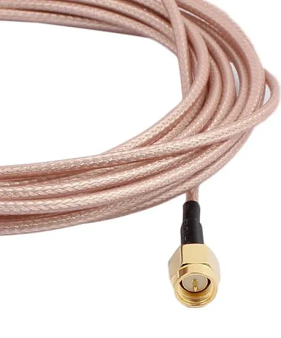 Gold SMA Male to SMA Male Adapter Connector RG316 Coaxial Cable 10Feet