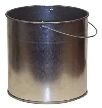 Justrite Ash Pail 1 Gallon Silver