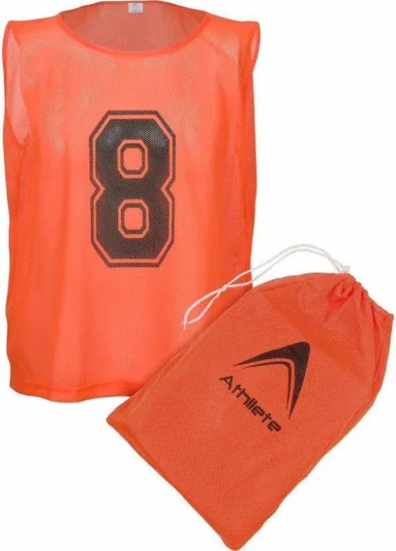 Athllete Duramesh Set: 12 Scrimmage Vests + Bonus Carry Bag