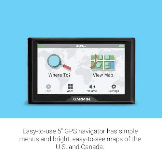 Garmin Drive 52 with US and Canada Maps BC 30 Back Up Camera Bundle 010-02036-06
