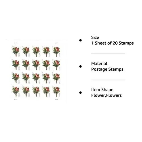 Celebration Boutonniere Forever Stamps Sheet of 20