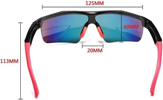 FEISEDY Kids Teens Polarized Sports Sunglasses UV400 Protection TR90 Frame for Boys Girls Cycling Glasses Cricket Sunglasses B2454