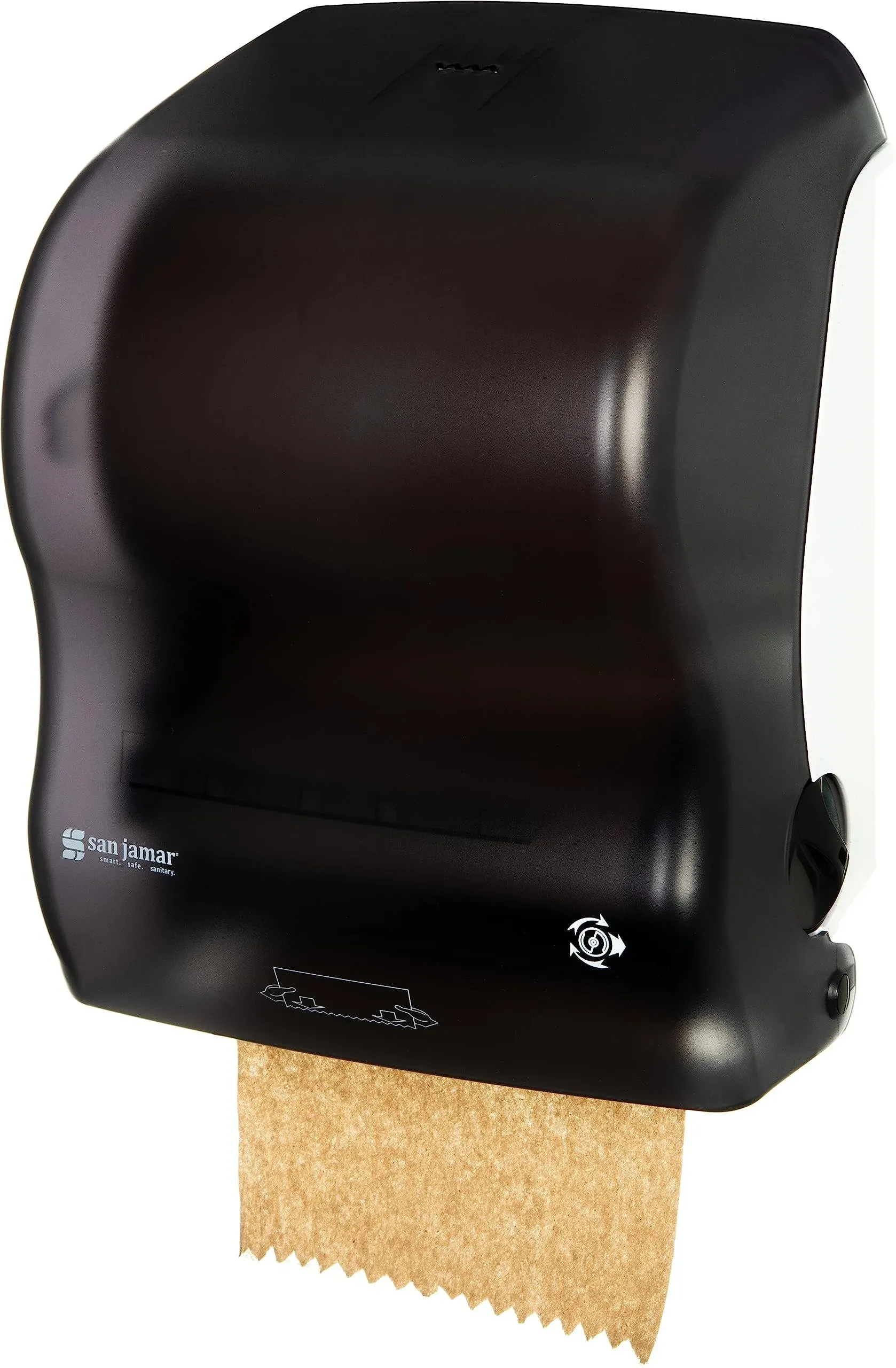 San Jamar, SJMT7400TBK, Simplicity Essence Roll Towel Dispenser, 1 Each, Black Pearl, 15.1" x 12.4" x 9.3