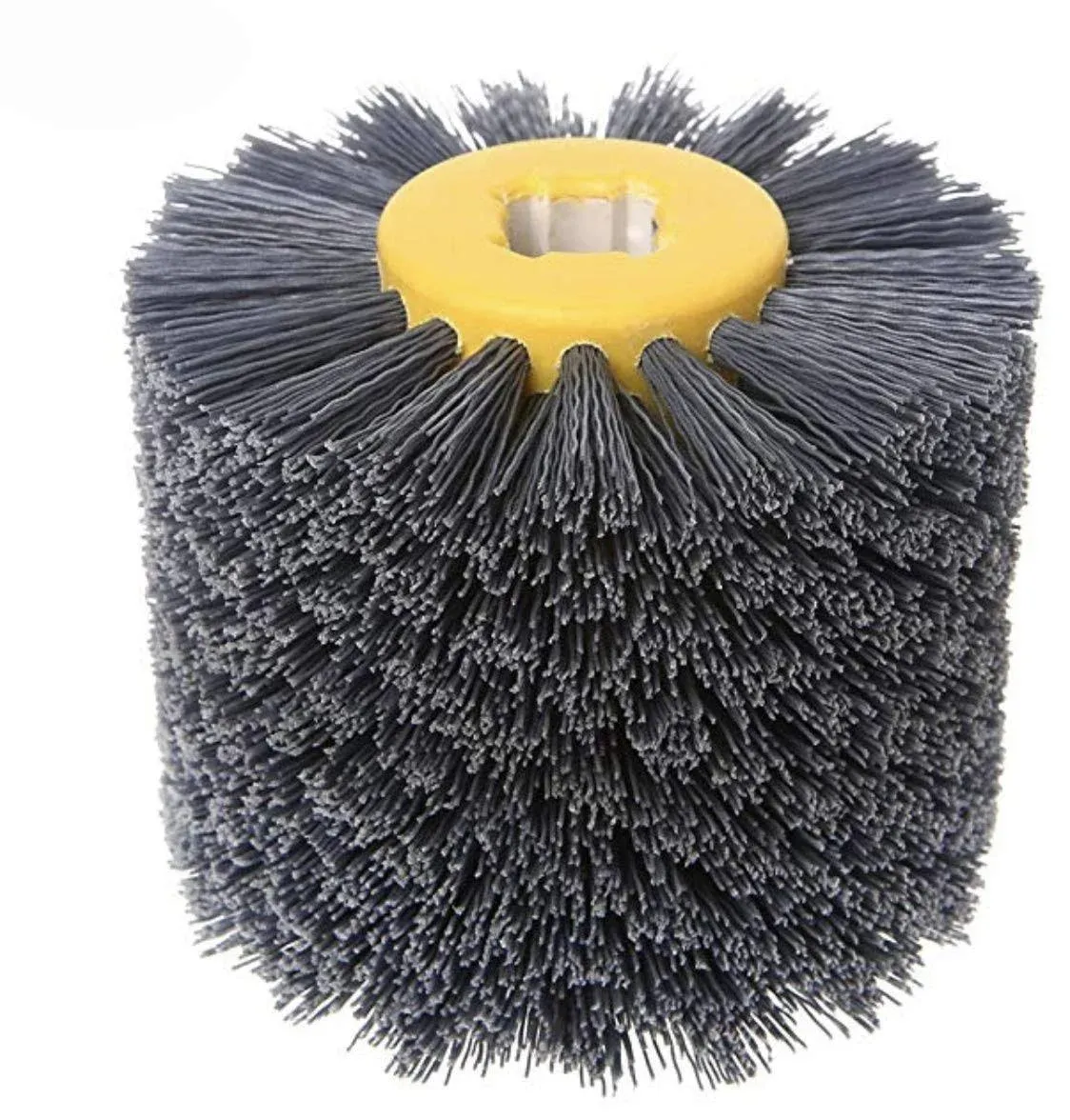 SIGNI Abrasive Nylon Drawing Wheel Drum Burnishing Polishing Brush for wooden furniture floor polishing 120X100mm 400 Grit 1pack