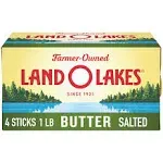 Land O'Lakes Salted Butter - 4 sticks, 1 lb box