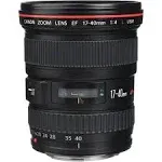 Top Mint Canon EF 17-40mm f/4 L USM Wide Angle Zoom AF Camera Lens + Hood E021