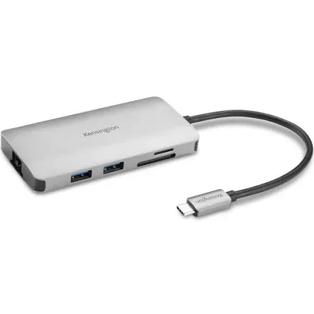 Kensington UH1400P USB-C 8-in-1 Driverless Mobile Hub