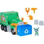 NEW Paw Patrol Rocky Reuse It Recycling Truck w/ Figure &amp; Tools 8-Pc Action Toy