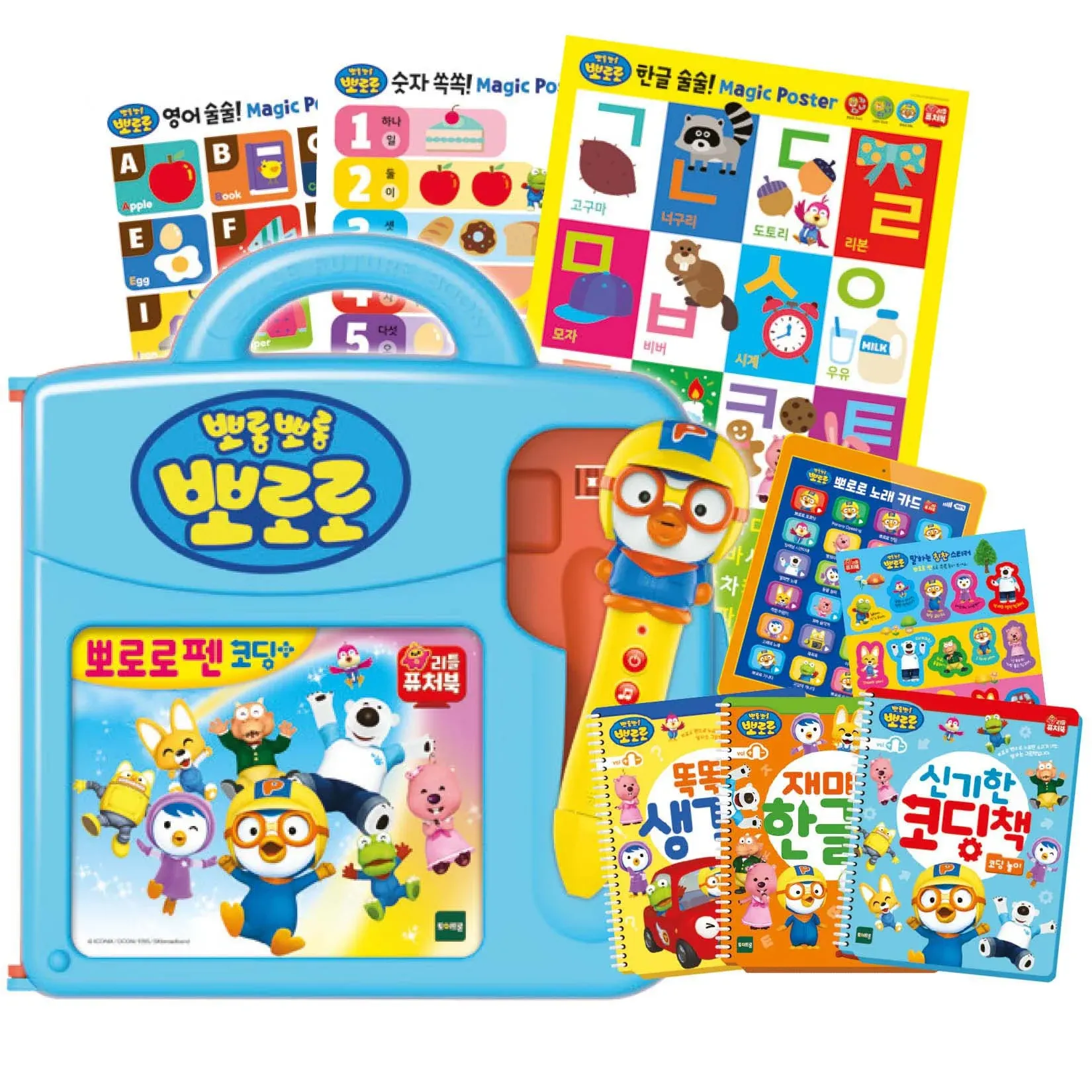 Pororo Korean Learning Coding Toys Interactive Educational Learning Talking S...