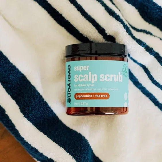 Everyone Peppermint + Tea Tree Super Scalp Scrub 8 oz.