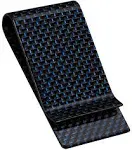 Carbon Fiber Money Clip RFID Blocking Minimalist Front Pocket Mens Wallets