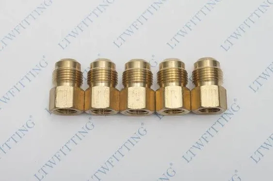 1/2 in. OD Flare x 1/2 in. FIP Brass Adapter Fitting (5-Pack) HF468805