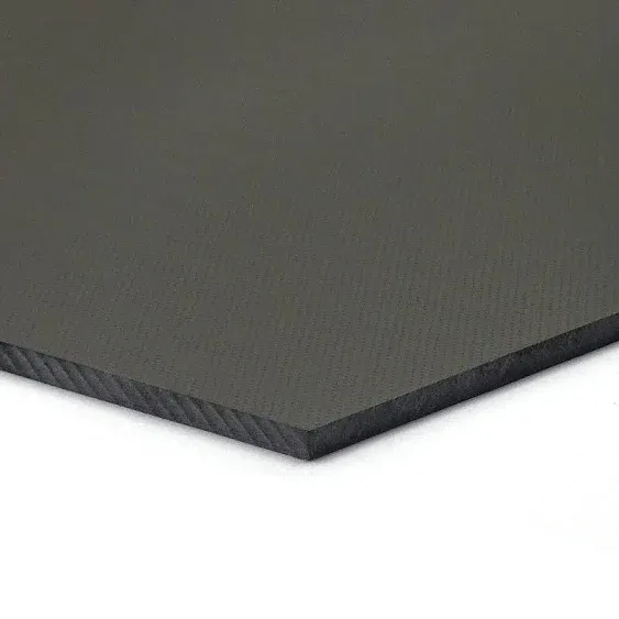 335x300x3mm Black G10 Epoxy Fiberglass Composite Sheet Panel 11.8&#034;x13&#034;