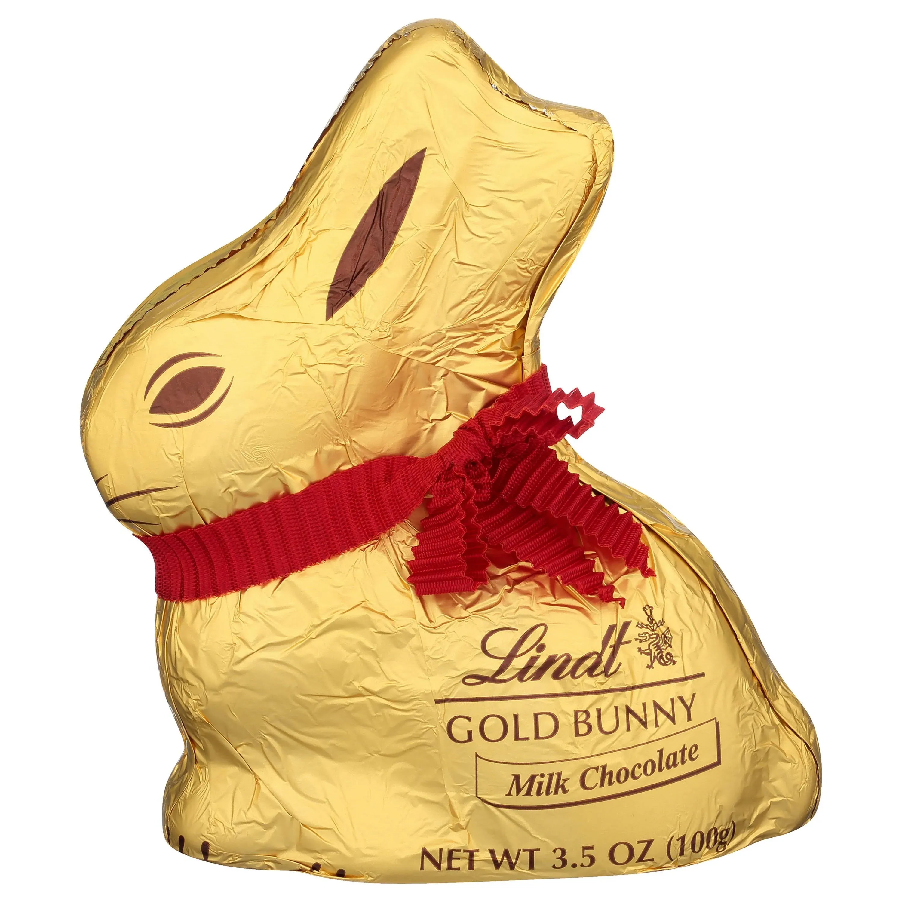 Lindt GOLD BUNNY Milk Chocolate, Hollow Milk Chocolate Candy Bunny, 3.5 oz. Bunny