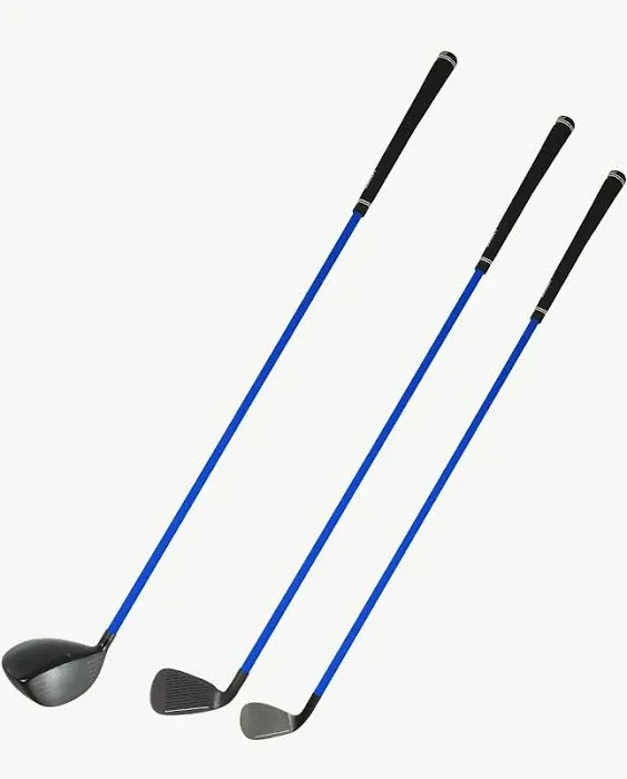 Lag Shot Triple Threat Combo Driver Wedge 7 Iron Golf Club Swing Trainer Aid