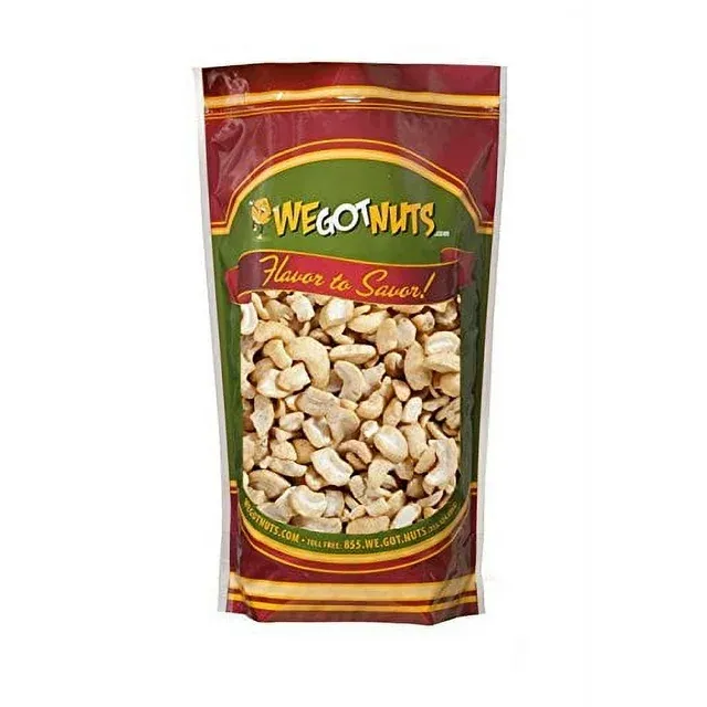 Raw Cashew Pieces By We Got Nuts: Unsalted &Unroasted Cashew Halves For Cashew Milk, Cheese &Butter –Delicious &Nutritious Snack, Packed FreshIn A Resealable Airtight Bag –3 Pounds