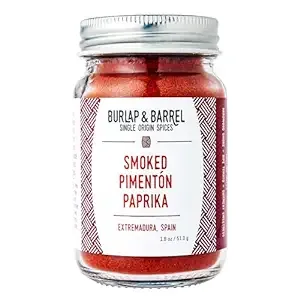 Burlap & Barrel Smoked Pimentón Paprika - As Seen On Shark Tank! - Rich, Smoky Flavor, Savory Depth With Mild Heat - Smoked Paprika Powder, Paprika Seasoning - 1.8oz Glass Jar