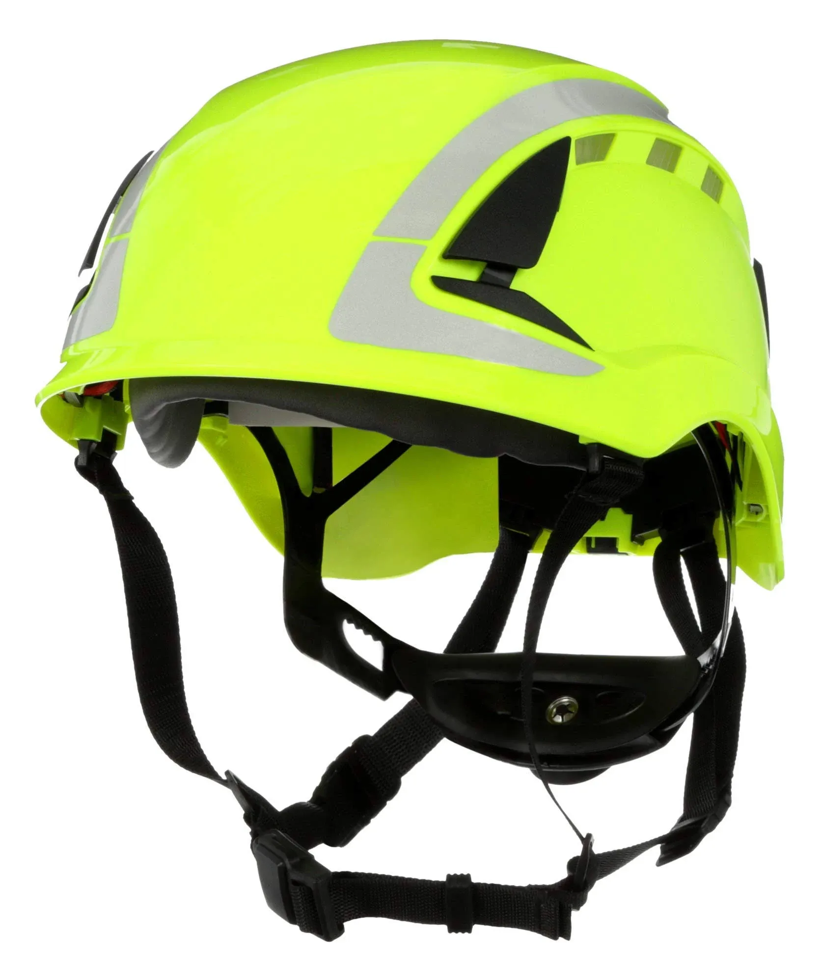 3M SecureFit Safety Helmet, X5014VX-ANSI,  HVGreen, vented, 1Ea/Box