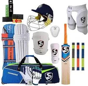 SG Best Sports 100% Original Brand Cricket Complete Set with Accessories in Full Size (Ideal for Senior Players) Cricket Full Kit