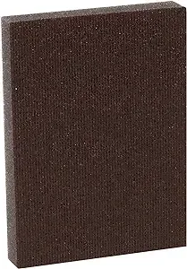 3M Safety PRPD-100 3M Pro-Pad Sanding Sponge, 2.88-in by 4-in by .5-in, 100 Grit, 54-Pack, Brown, 54 Count