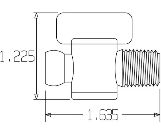 Loc-Line 10 Piece 1/4" ID Coolant Hose Male NPT Valve