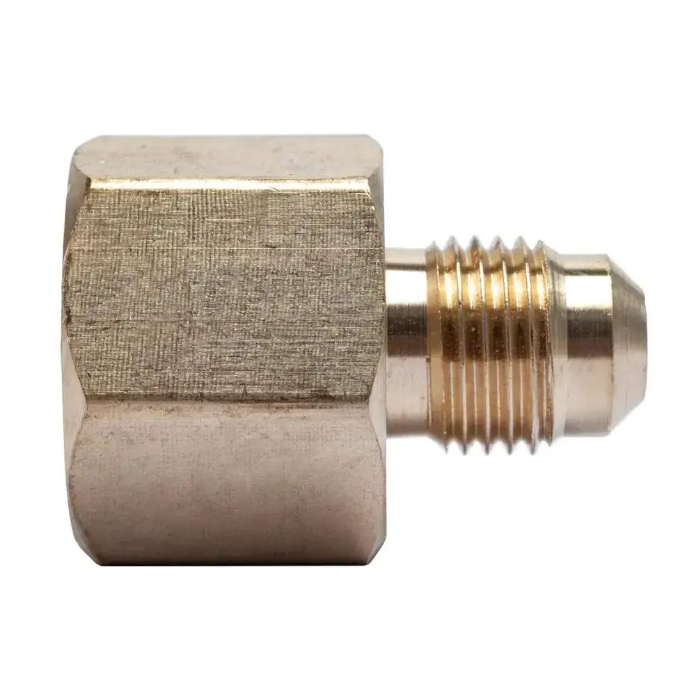 LTWFITTING Brass Flare 5/16" OD x 1/2" Female NPT Female Connector Tube Fitting ...