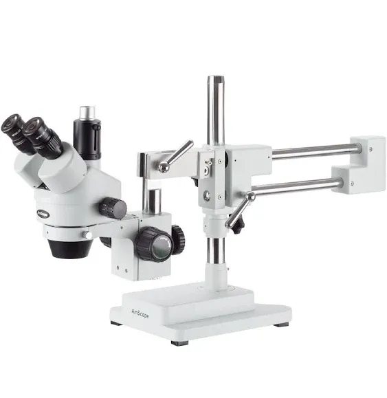 AmScope 3.5X-90X Simul-Focal Stereo Zoom Microscope