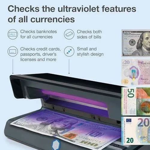 Safescan 50 Note Checker UV Counterfeit Detector