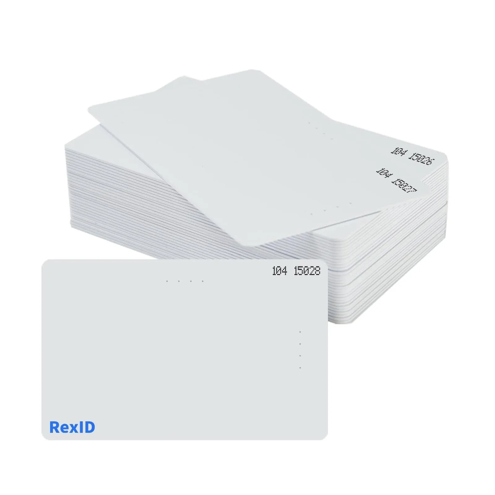 Default Programmed RexID H10301 PVC ISO Proximity Card for Access Control System,Comparable to Standard 26 bit Format for Add-On & Replacement on Current System (200)