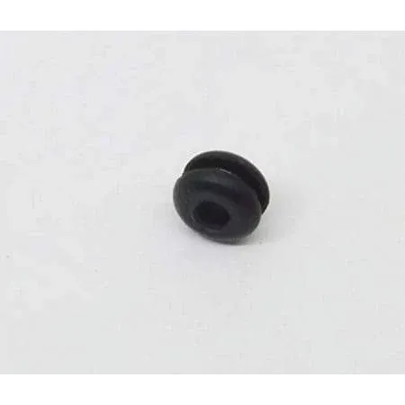 Black SBR Rubber Push-in Grommet - Inner Diameter 1/8&#034; Outer Diameter 11/32&#034; ...