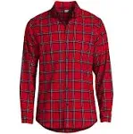 Lands' End Big and Tall Traditional Fit Flagship Flannel Shirt