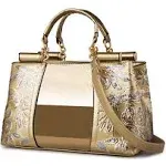 Nevenka Handbags for Women Patent Leather Designer Purse Suitable for Shopping Party Daily Use