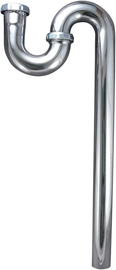 Plumb Pak 332CK 22-Gauge S-Trap, 1-1/2-Inch by 1-1/2-Inch, Chrome