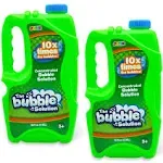 Joyin 2 Refill Bubble Solutions; (Up to 5 Gallon) Big Bubble Solution 64 Ounce Concentrated Solution for Bubble Machine,