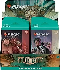 Magic The Gathering Wizards of The Coast Streets of New Capenna Theme Booster Display (10) English