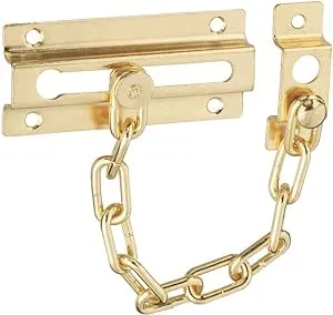 National Hardware N183-590 V807 Door Chain in Brass,1/2" x 6"