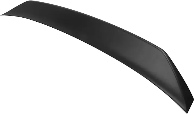 IKON MOTORSPORTS Trunk Spoiler Compatible with 2002-2006 Acura RSX, Ikon Style Matte Black PP Duckbill Type Rear Wing Lip