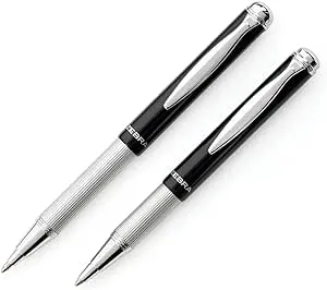 Zebra Telescopic Ballpoint Pen Black & Silver Barrel 10110 (1 dozen)