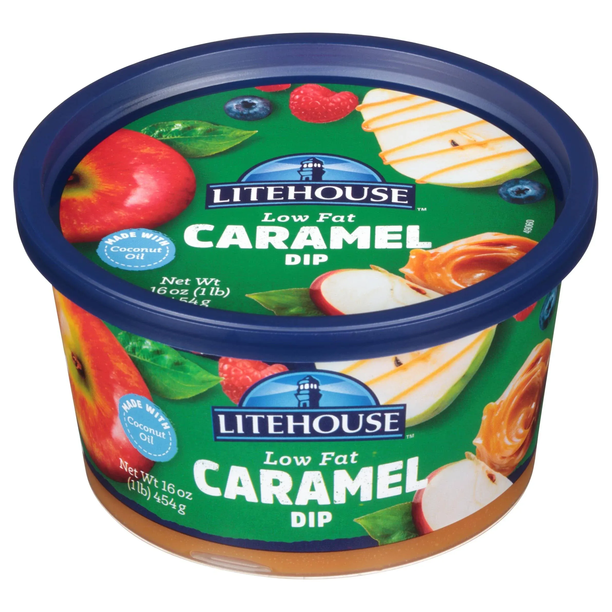 Litehouse Low Fat Caramel Dip - Caramel Dip for Apples, Caramel Sauce for Desserts, Caramel Dipping Cups, Caramel Snack Dip, Gluten-Free, Vegetarian, Made with Real Butter & Coconut Oil - 16 Ounce