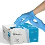 Fifth Pulse Nitrile Exam Latex Free &amp; Powder Free Gloves - Blue - Box of 50 - XS