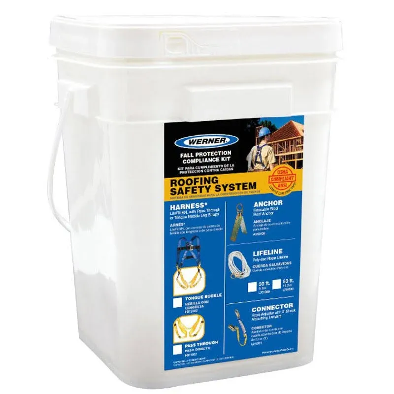 "Roofer's Fall Protection Kit, Size: Universal"