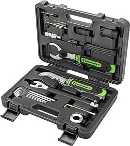 Kilimanjaro Cycle Series 21 Piece Bicycle Repair Tool Kit Set, Spoke Wrench, Tire Levers, Hex Keys, Pedal Spanner, Chain Tools - 910532ECE