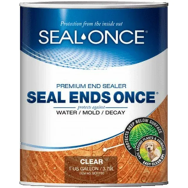 Seal Ends Once Wood End Sealer