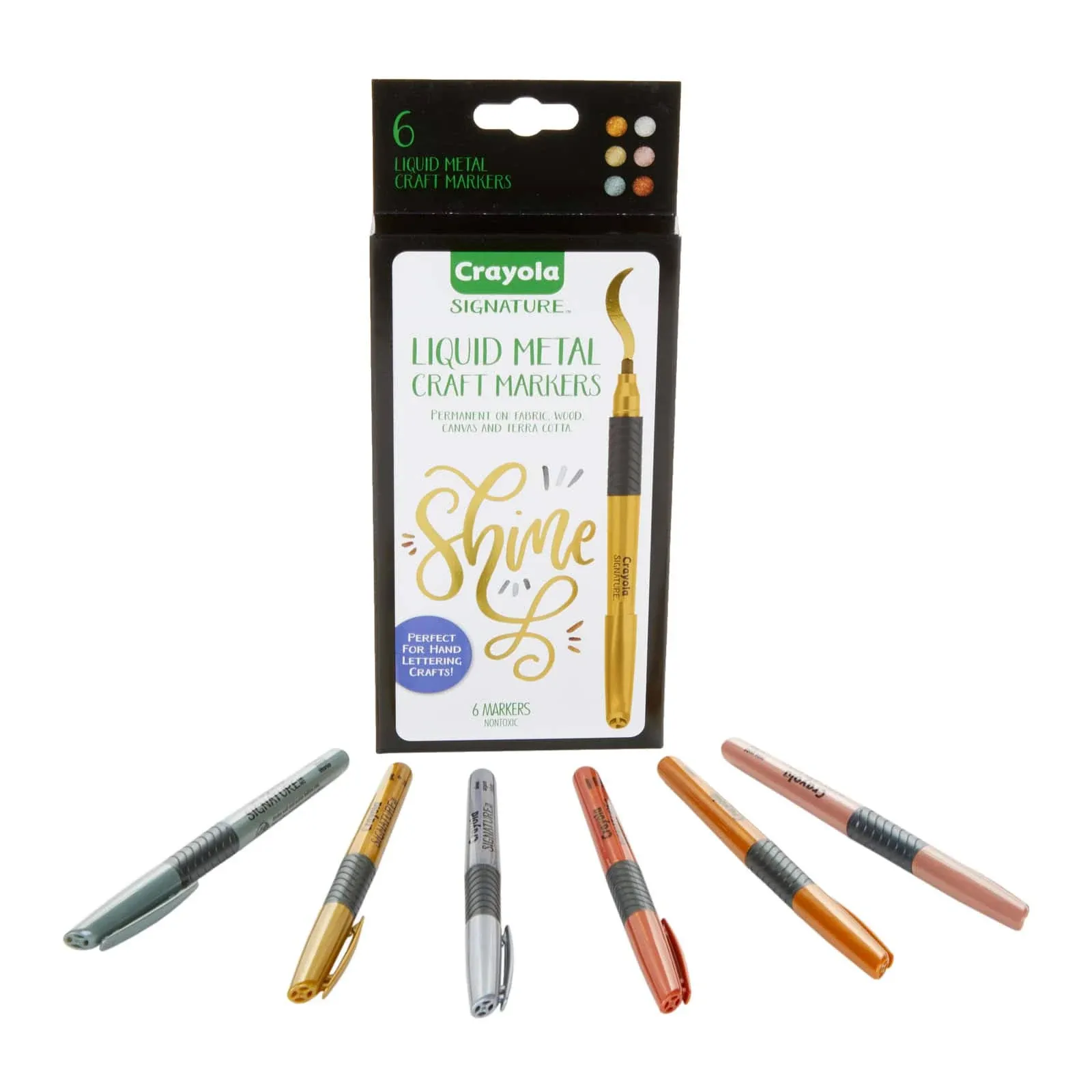 Crayola Signature Liquid Metal Permanent Markers