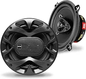 BOSS Audio Systems CH3220B Chaos Series 3.5 Inch Car Door Speakers - 140 Watts Max (per Pair), Coaxial, 2 Way, Full Range, 4 Ohms, Sold in Pairs, Bocinas para Carro