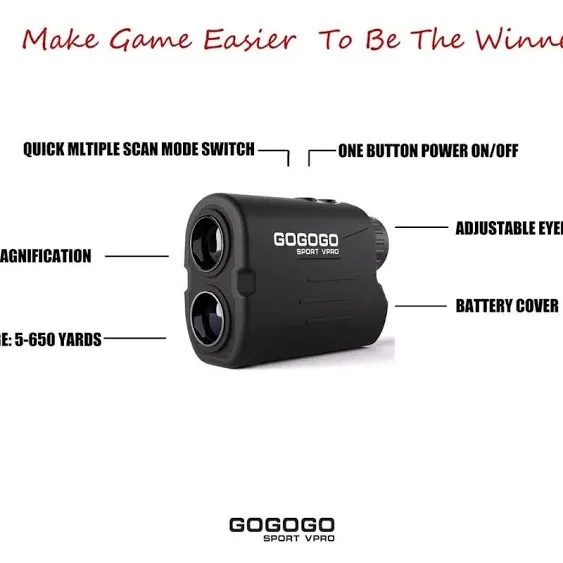 Gogogo Sport Laser Golf/Hunting Rangefinder