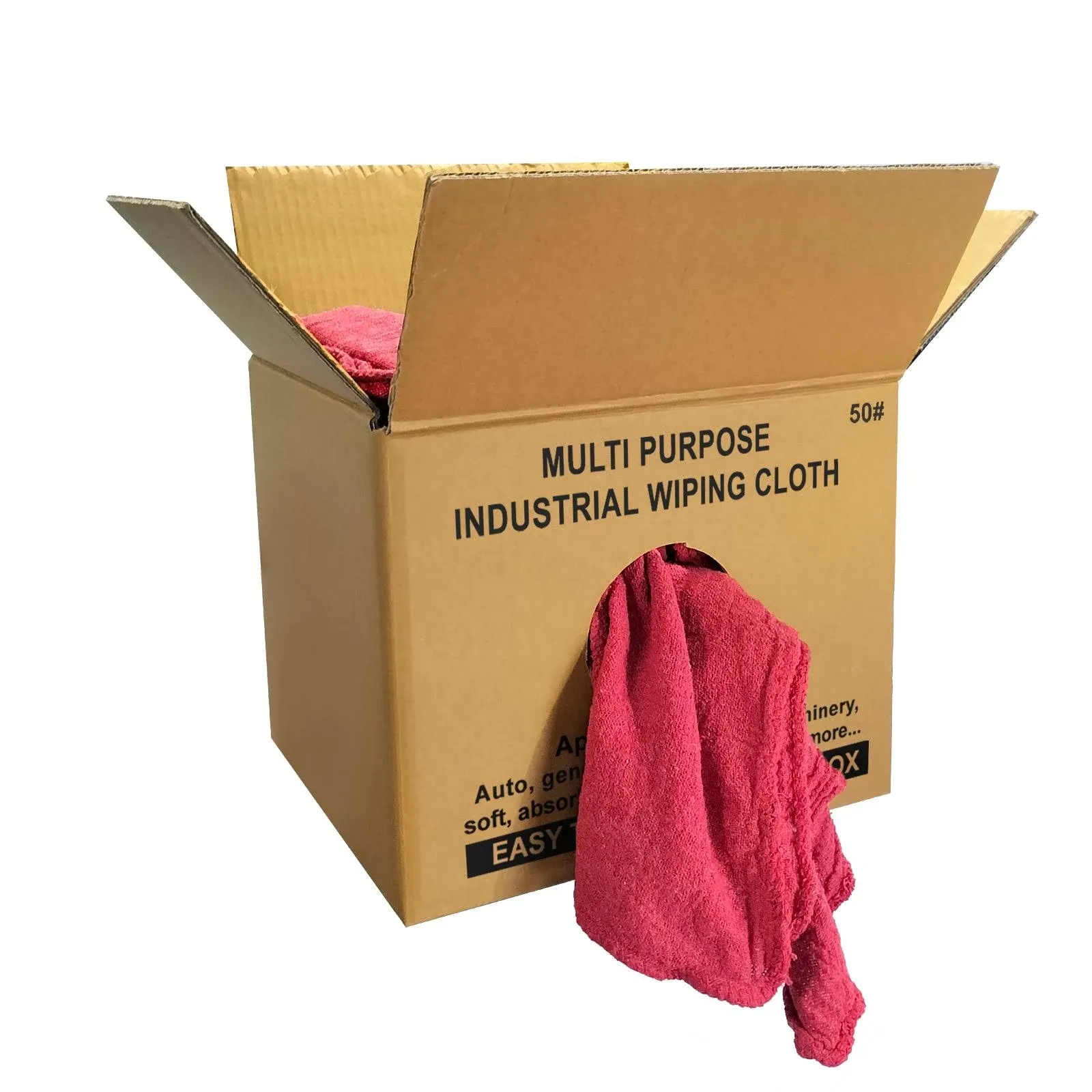 New Industrial A-Grade Shop Towels -Red Cleaning Towels- Multipurpose Cleaning