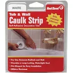 Red Devil 0170 1-1/4" x 5' Wide White Tub & Floor Caulk Strip